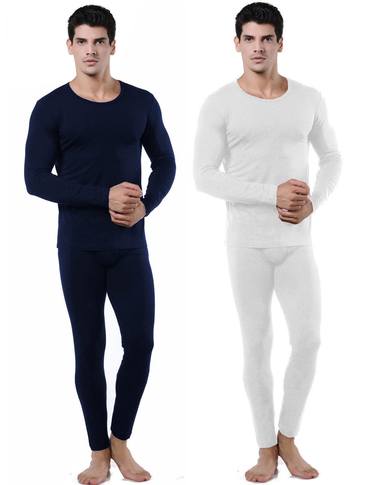 Comfort Fit® Men’s 2 pk. Fleece Lined Thermal Top & Bottom Underwear ...