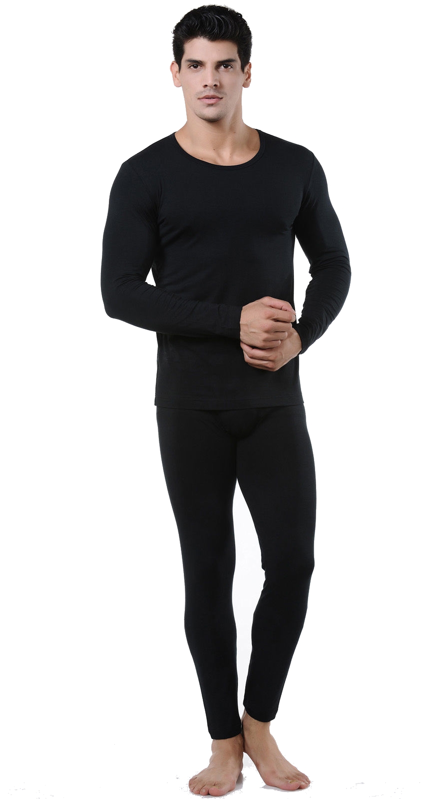 9M Men’s Ultra Soft Fleece Lined Thermal Base Layer Top & Bottom ...