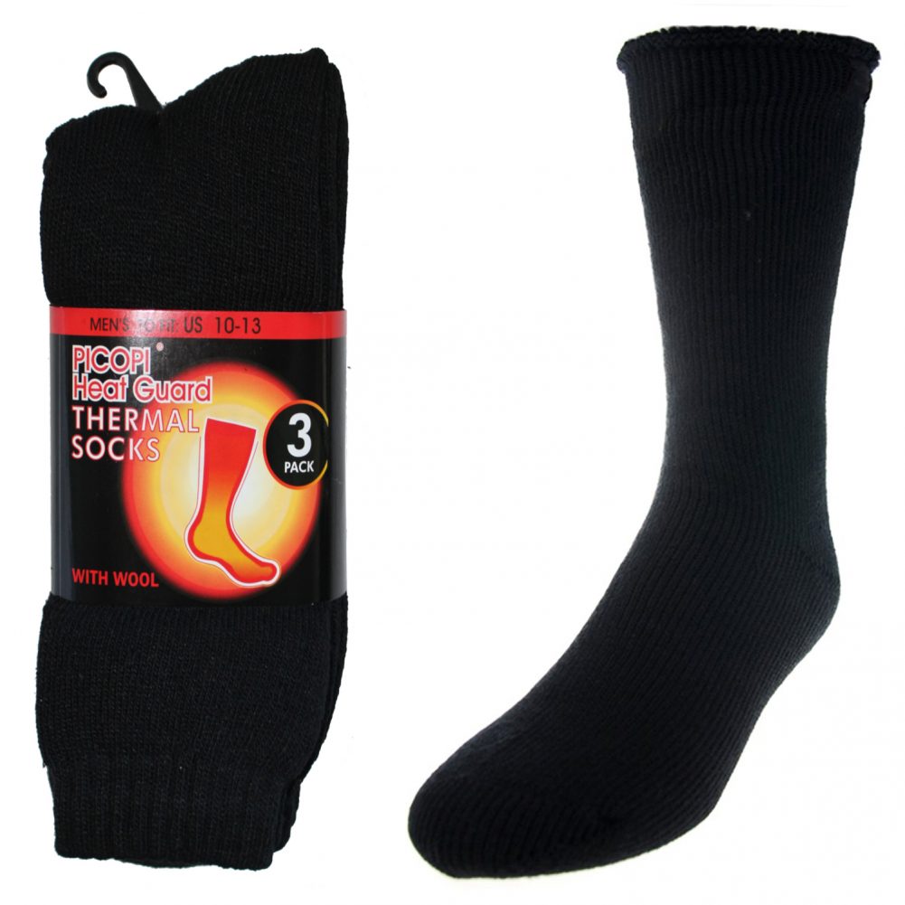 3 Pairs of Thick Heat Trapping Insulated Heated Boot Thermal Socks Pack ...