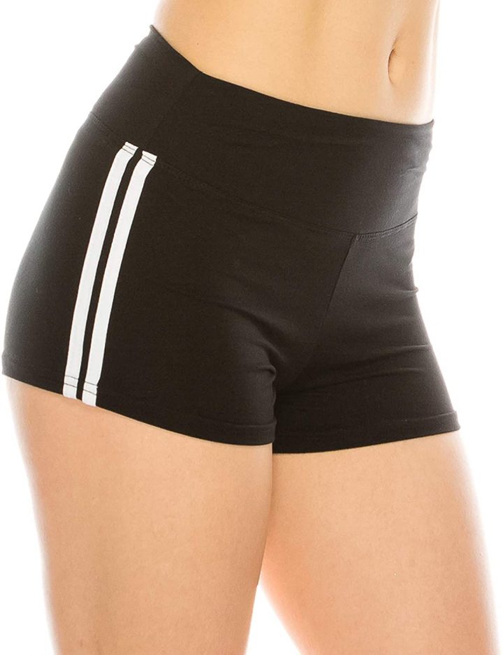 Download Women's Athletic Compression Running Yoga Spandex Shorts ...